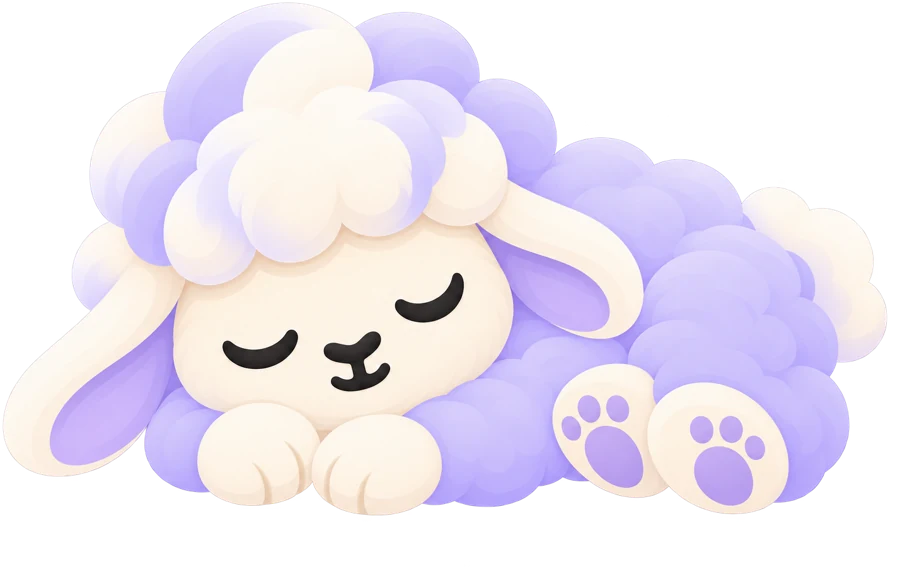 The Meadow sheep, asleep